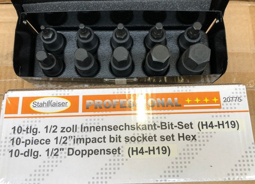 Kit de prises Inbus 10dlg version alimentation - Nouveau, Autos : Divers, Outils de voiture, Enlèvement ou Envoi, Neuf