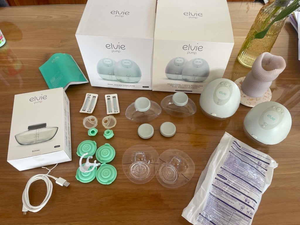 Elvie pump - dubbele borstkolf, Ophalen, Gebruikt, Borstkolf, Draadloos