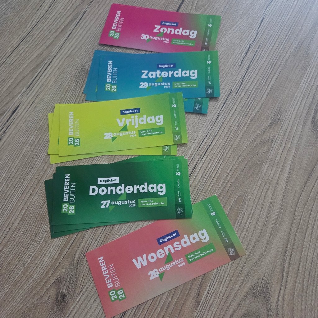 Tickets Beveren Buiten, Tickets & Billets