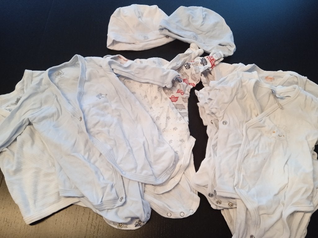 Maat 62: hele zak body's, mutsjes, sokjes in prima staat!, Enlèvement, Comme neuf, Garçon ou Fille, Autres types