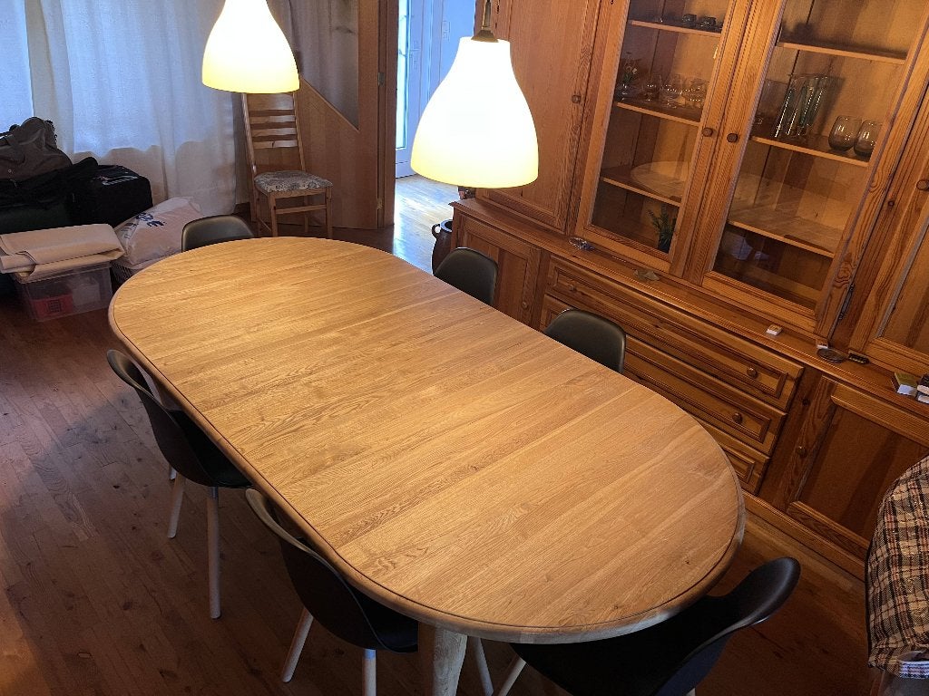 Eettafel, Ophalen, 200 cm of meer, 50 tot 100 cm, Zo goed als nieuw