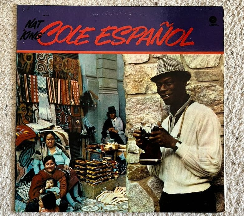 Lp Nat King Cole, Cole Espagnol, afrocuban, Ophalen of Verzenden, Gebruikt, LP