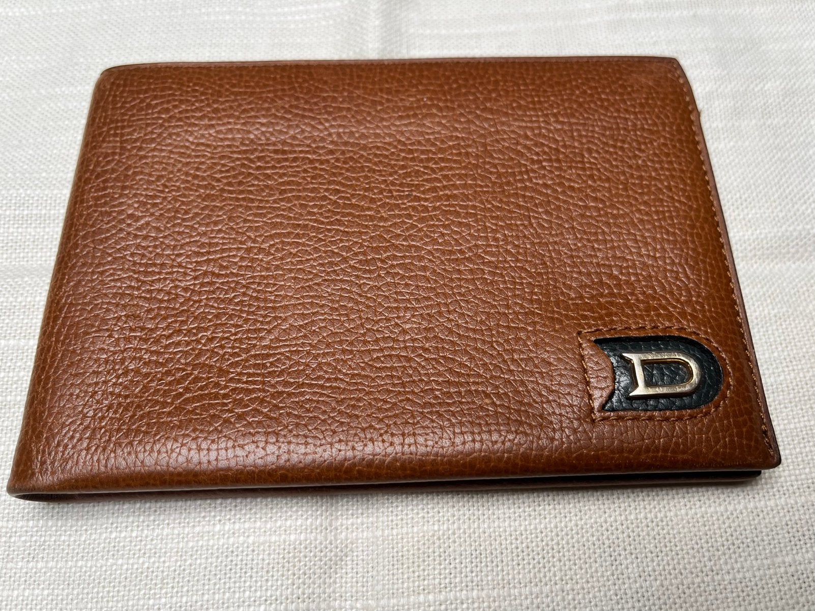 Vintage Delvaux portefeuille, Bijoux, Sacs & Beauté, Enlèvement ou Envoi, Comme neuf, Brun, Cuir