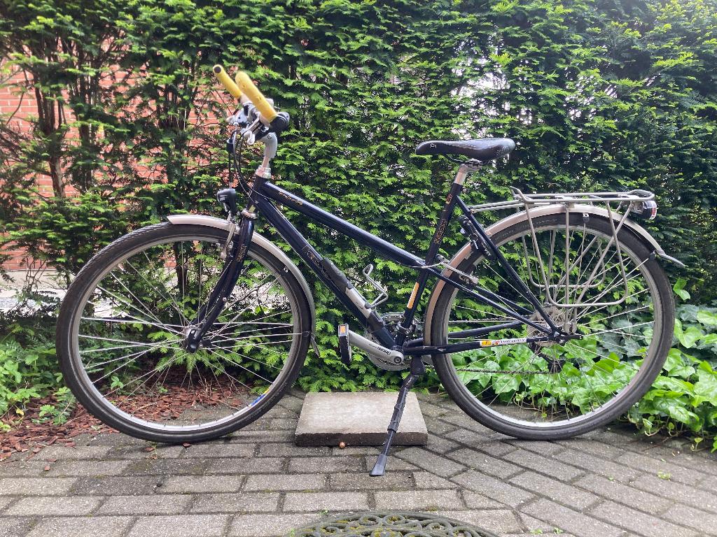 Trekkingfiets Koga Miyata Terraliner Lady maat 52, Fietsen en Brommers, Ophalen, 28 inch, Gebruikt, Velgrem