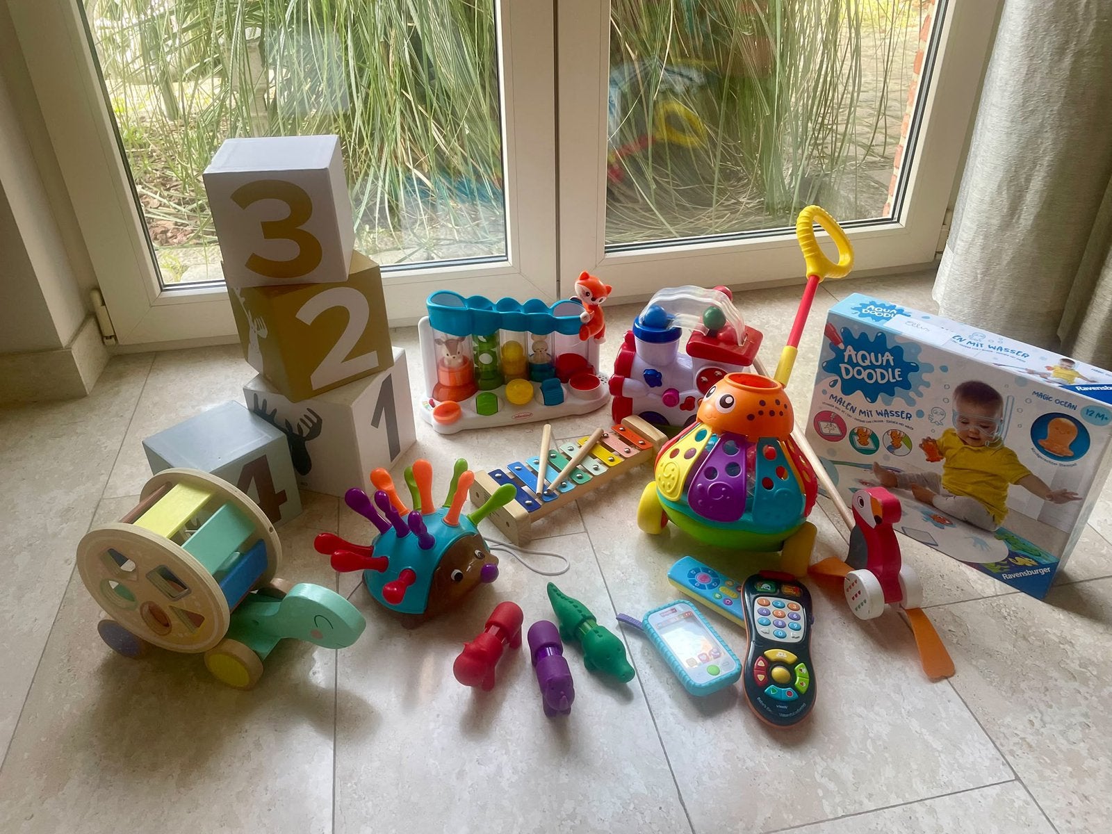 Baby/peuterspeelgoed – VTech, houten speelgoed, Aqua Doodle, Ophalen, Gebruikt