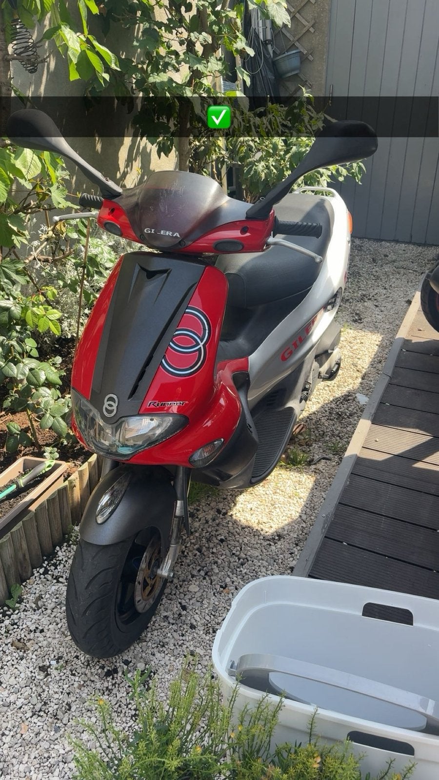 Gilera runner 50cc b klasse, Autres modèles, Enlèvement, Utilisé, Deux-temps