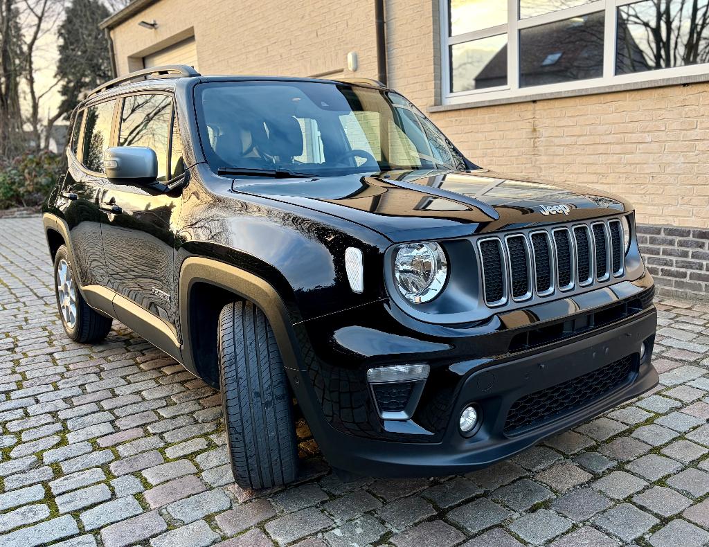 Jeep Renegade PHEV 1.3 T4 AWD AWD Limited  ### 21000 km ###, Euro 6, 4 cilinders, Zwart, 5 zetels