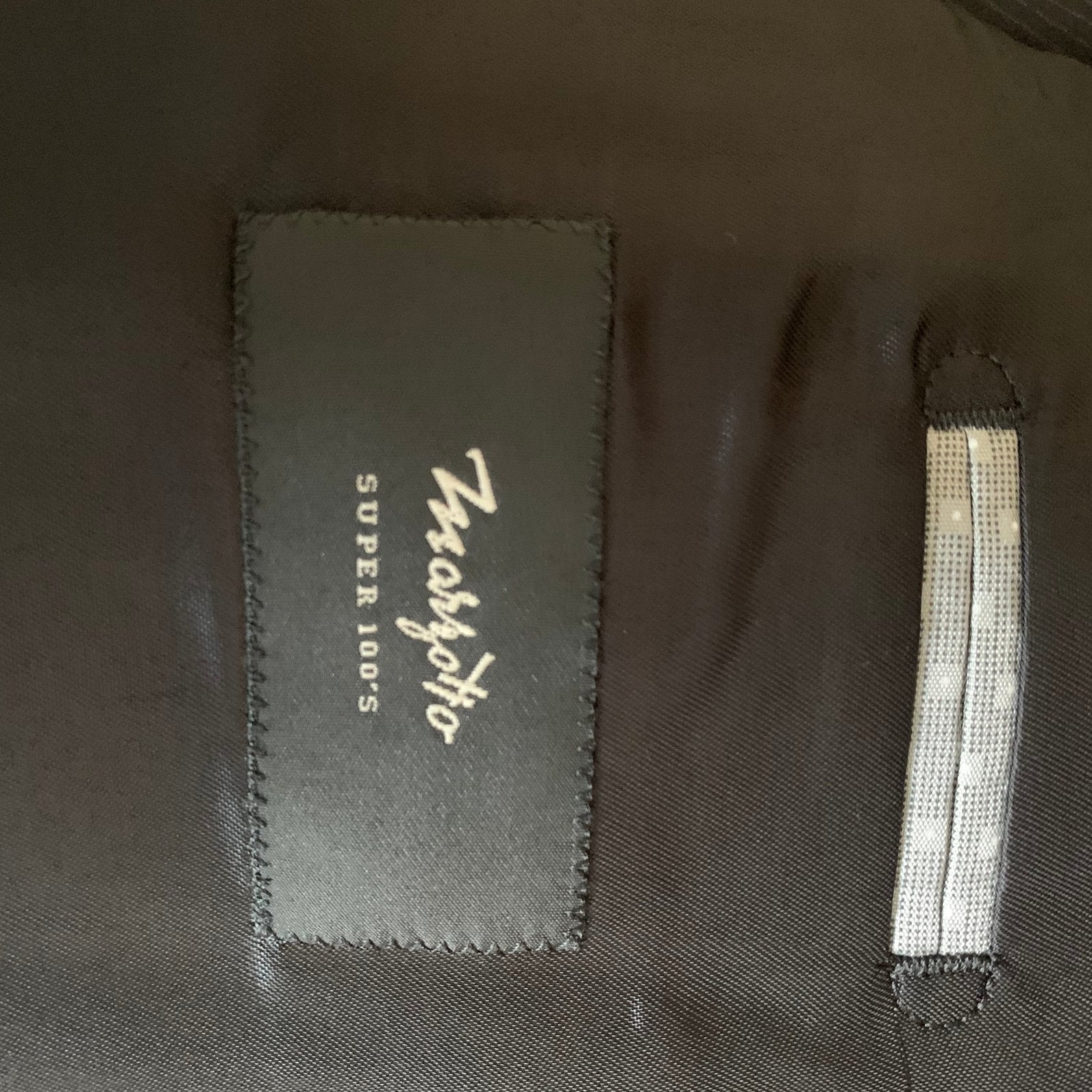 Costume Pierre CARDIN Laine vierge Marzotto fines rayures, Enlèvement ou Envoi, Comme neuf