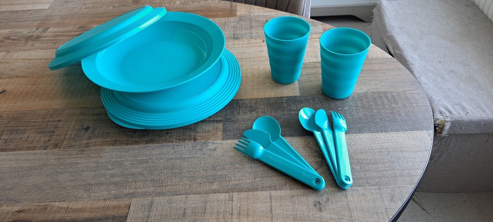 Nieuwe picknick set van tupperware, Ophalen of Verzenden, Nieuw
