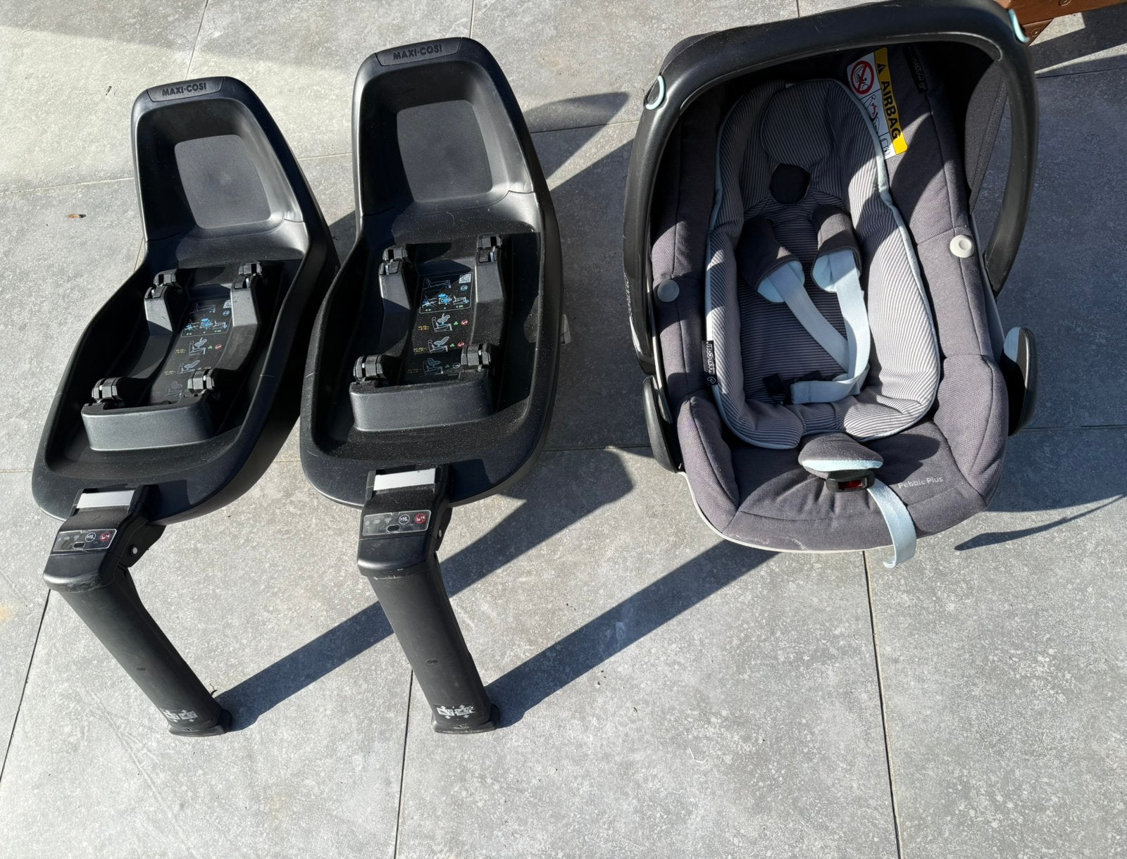 Maxi cosi et 2 bases isofix, Ophalen, Gebruikt, Maxi-Cosi, Isofix