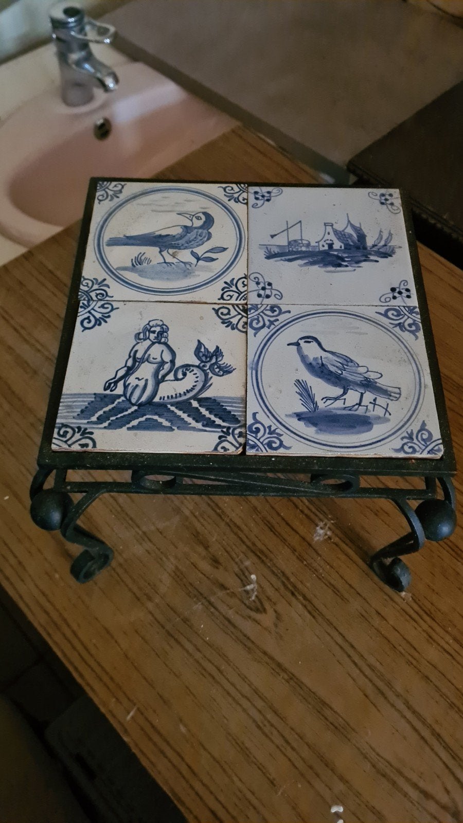 Carrelage imitation Delft Blue Belga, Enlèvement