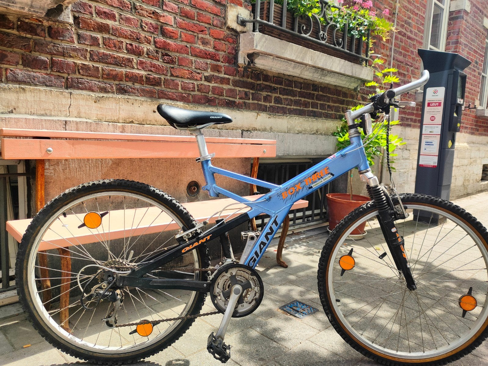 giant mountainbike MTB VTT jongensfiets herenfiets, Fietsen en Brommers, Ophalen, 24 inch of meer, Velgrem, Aluminium
