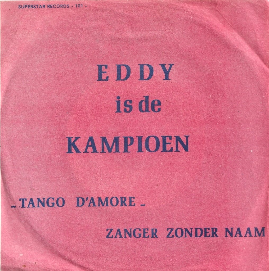 Zanger zonder naam – Eddy  is de kampioen - Wielrennen, CD & DVD, Enlèvement ou Envoi, Utilisé, 7 inch, En néerlandais