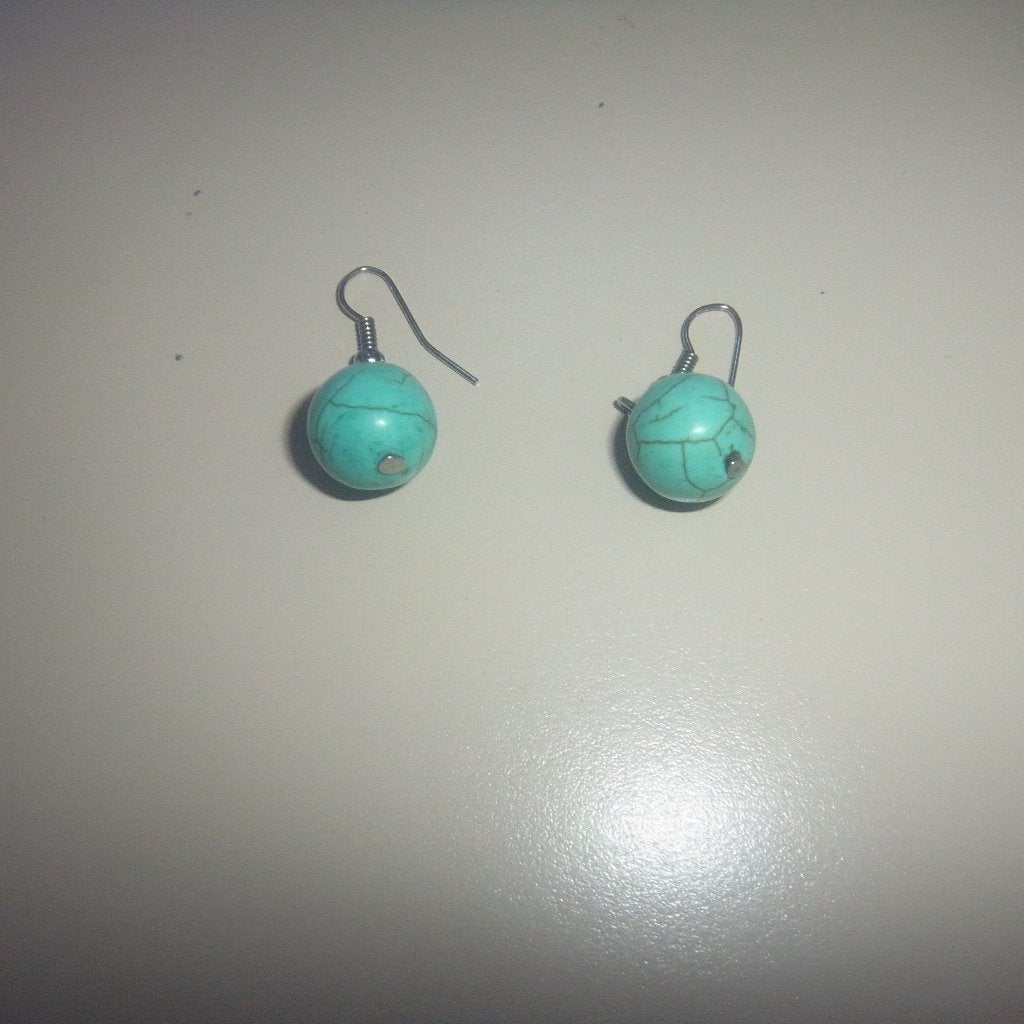 oorbellen hangers groen, Bijoux, Sacs & Beauté, Enlèvement ou Envoi, Comme neuf, Vert, Pendantes