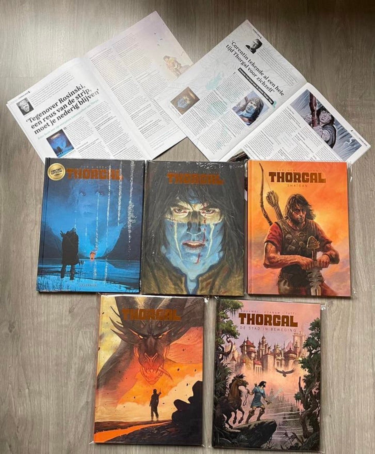 Thorgal saga Hc compleet 5 delen + twee libris geseald, Complete serie of reeks, Ophalen of Verzenden, Nieuw