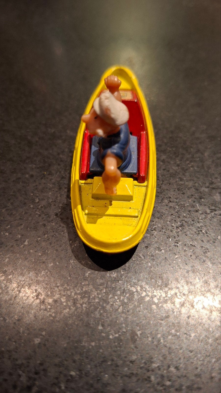 Vintage Corgi Juniors Popeye in boot #67–Jaren 80 speelgoed, Verzamelen, Ophalen of Verzenden, Gebruikt