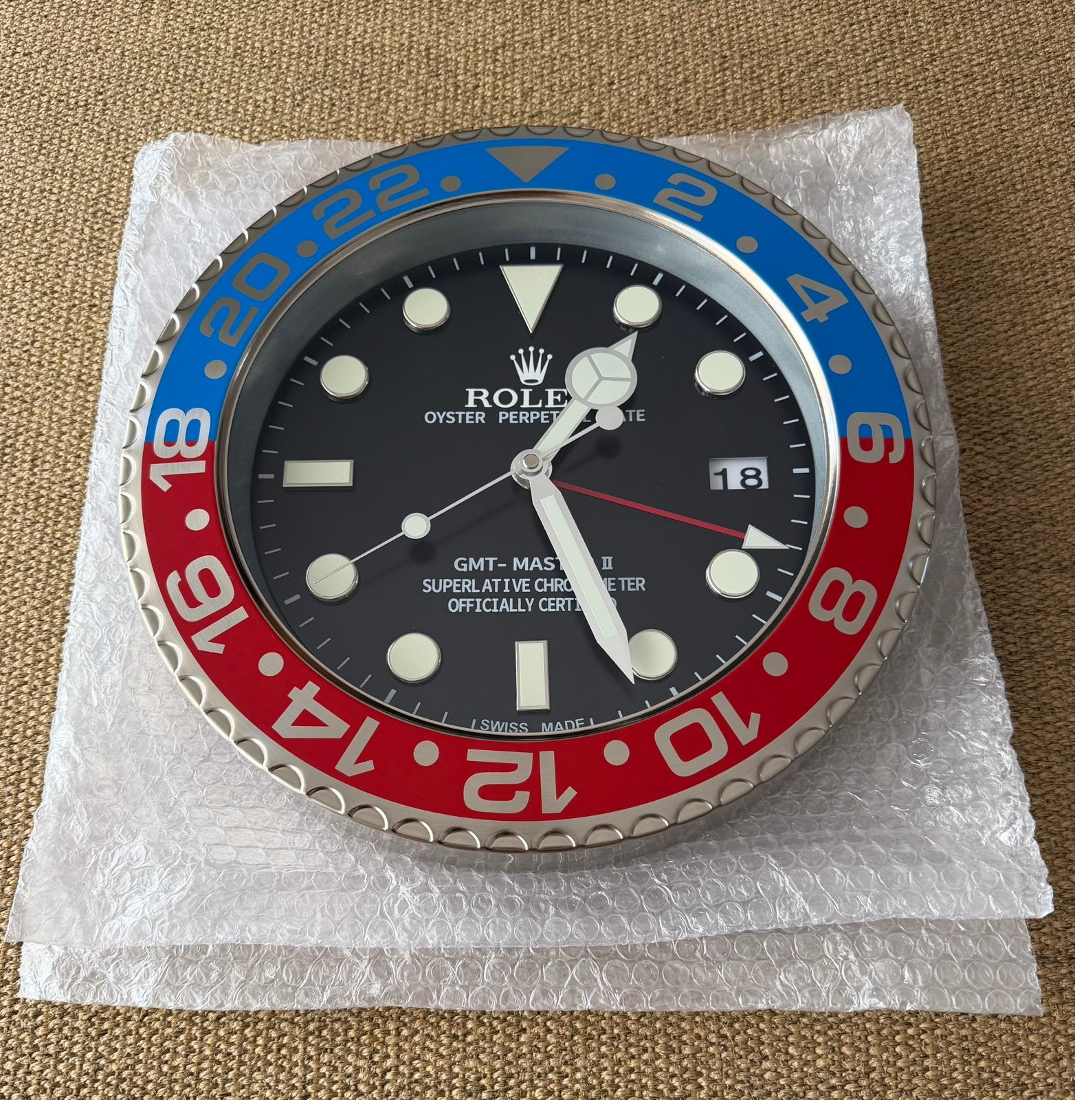 Horloge Mural GMT rolex, Enlèvement ou Envoi, Neuf