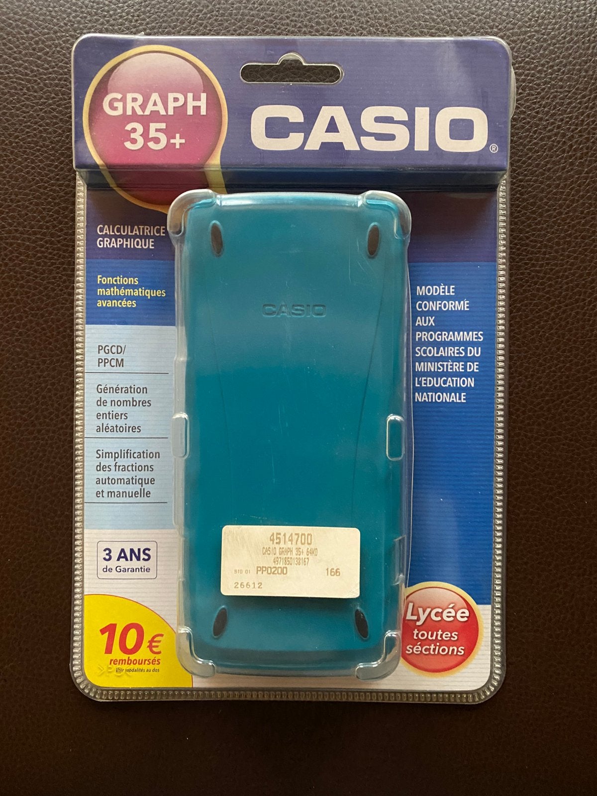 Casio Graphique 35+, dans l’emballage d’origine, prix 45€, Enlèvement ou Envoi, Calculatrices graphique, Comme neuf