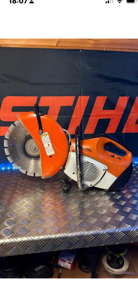 Krachtige Stihl TS 420 bandenzaag Bj 2020 topstaat., Ophalen, Gebruikt