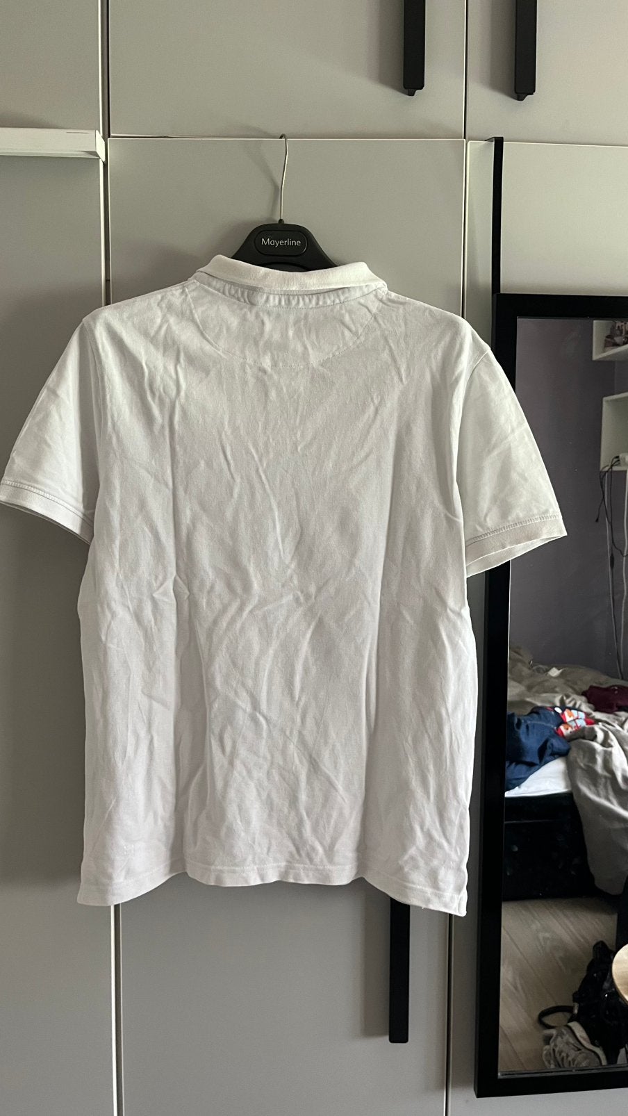 Witte polo, Vêtements | Hommes, Polos, Enlèvement, Comme neuf, Taille 48/50 (M), Blanc