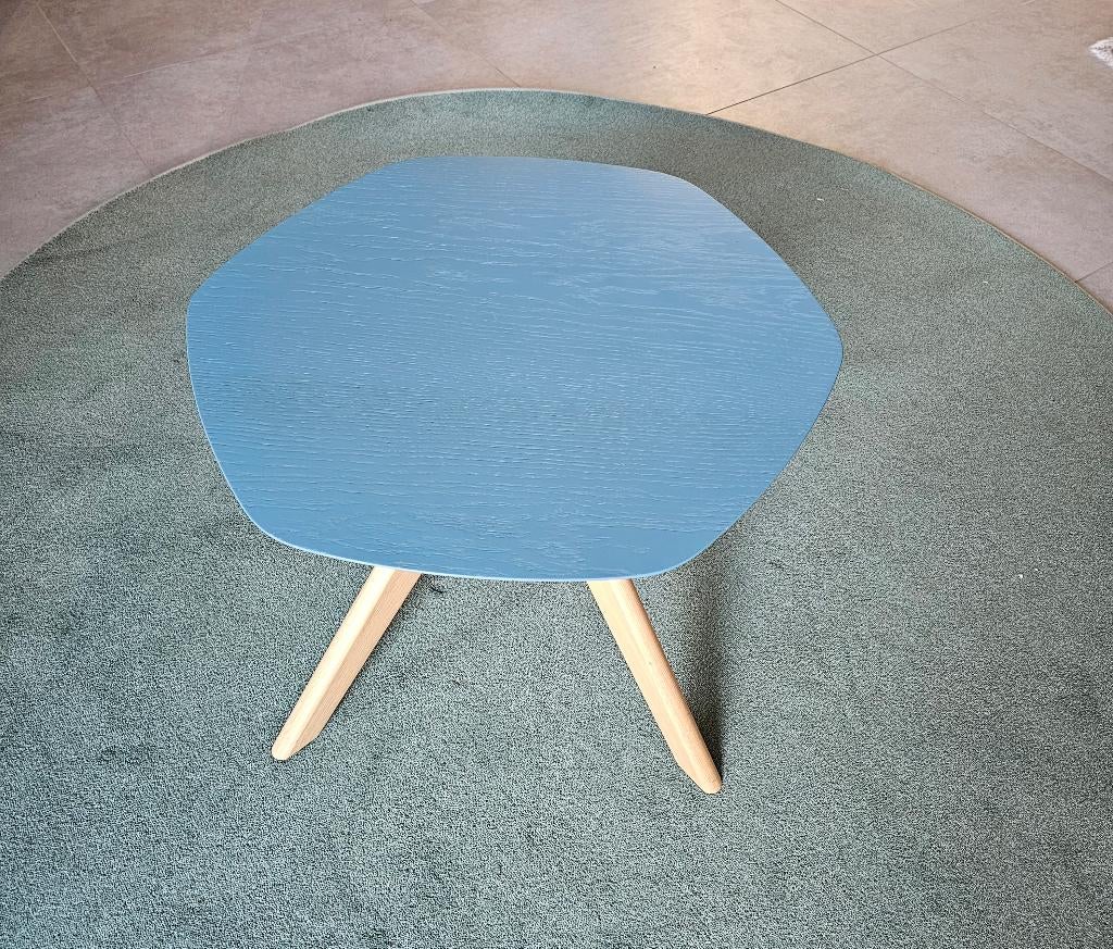 Hay Design salontafel Stevige metalen-houten onderstel, 45 tot 60 cm, Minder dan 55 cm, Ophalen of Verzenden, Zo goed als nieuw