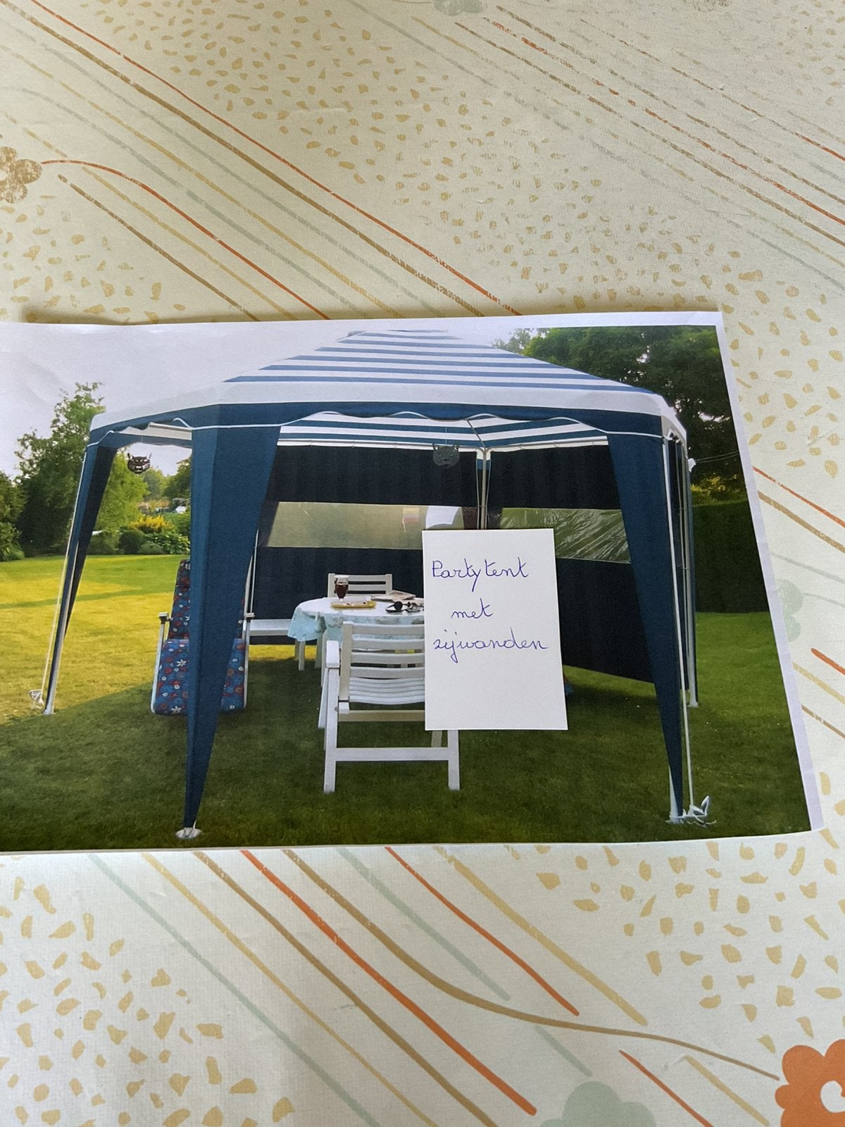 Partytent, Ophalen, Zo goed als nieuw
