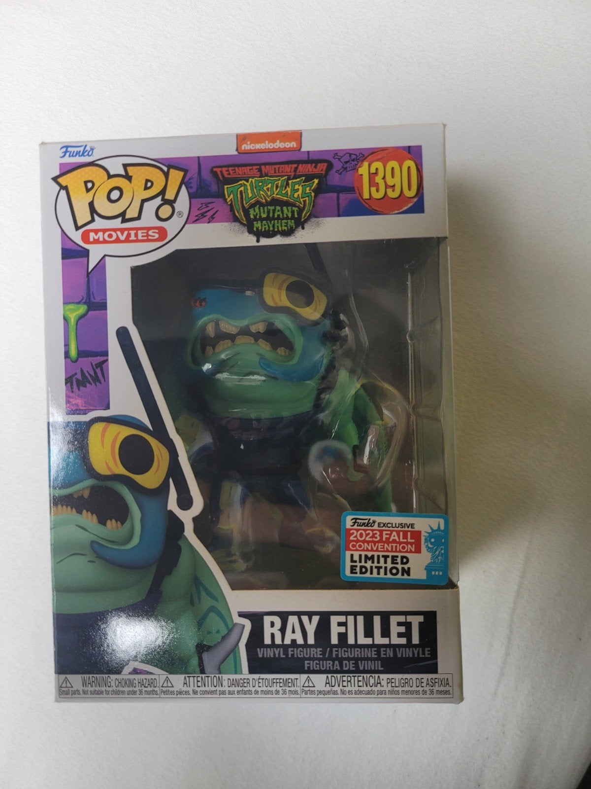 Funko Pop! TMNT Mutant Mayhem, Ray Fillet 1390 (2023 Fall), Verzamelen, Ophalen of Verzenden, Nieuw