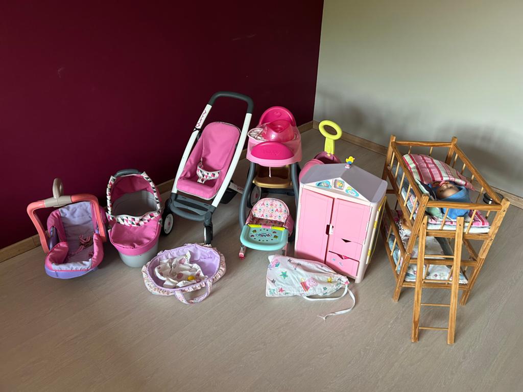 Poppenspeelgoed allerhande, Verzamelen, Poppenhuizen en Toebehoren, Ophalen, Gebruikt