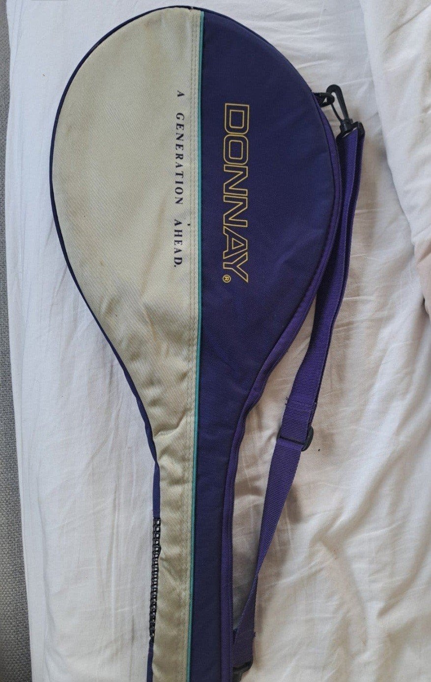 Raquette de tennis Vintage Donnay Graphite avec étui origina, Enlèvement