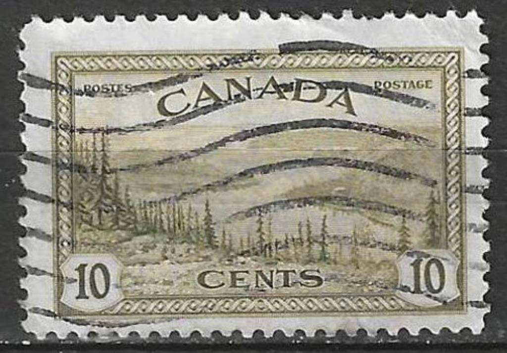 Canada 1946 - Yvert 220 - Meer van de Grote Beren (ST), Verzenden, Gestempeld