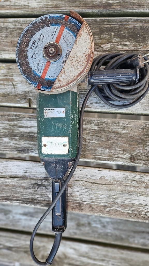 Slijpschijf metabo, Ophalen, Gebruikt, 1000 watt of meer, Haakse handslijpmachine