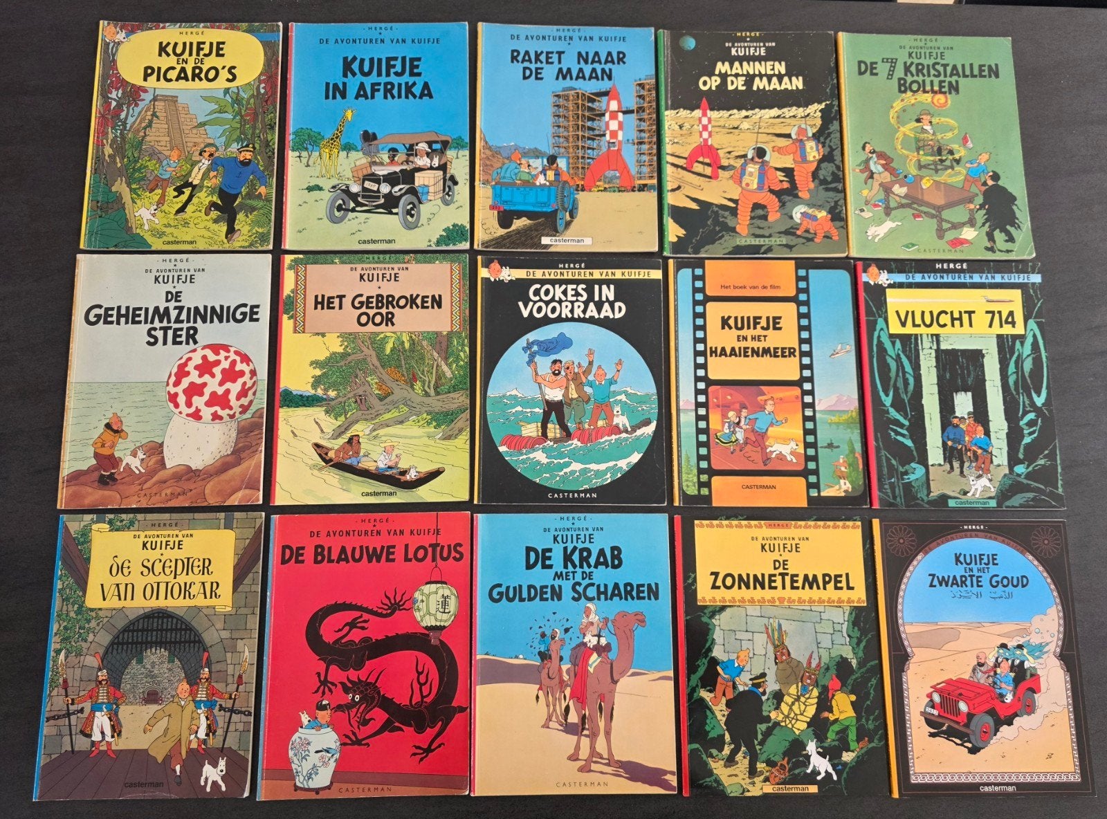 Strips: Kuifje.       Casterman, Boeken, Ophalen of Verzenden, Gelezen