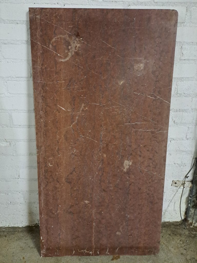 1 Marmeren blad, in de zeer zeldzame kleur rood, 100 jr. oud, Ophalen