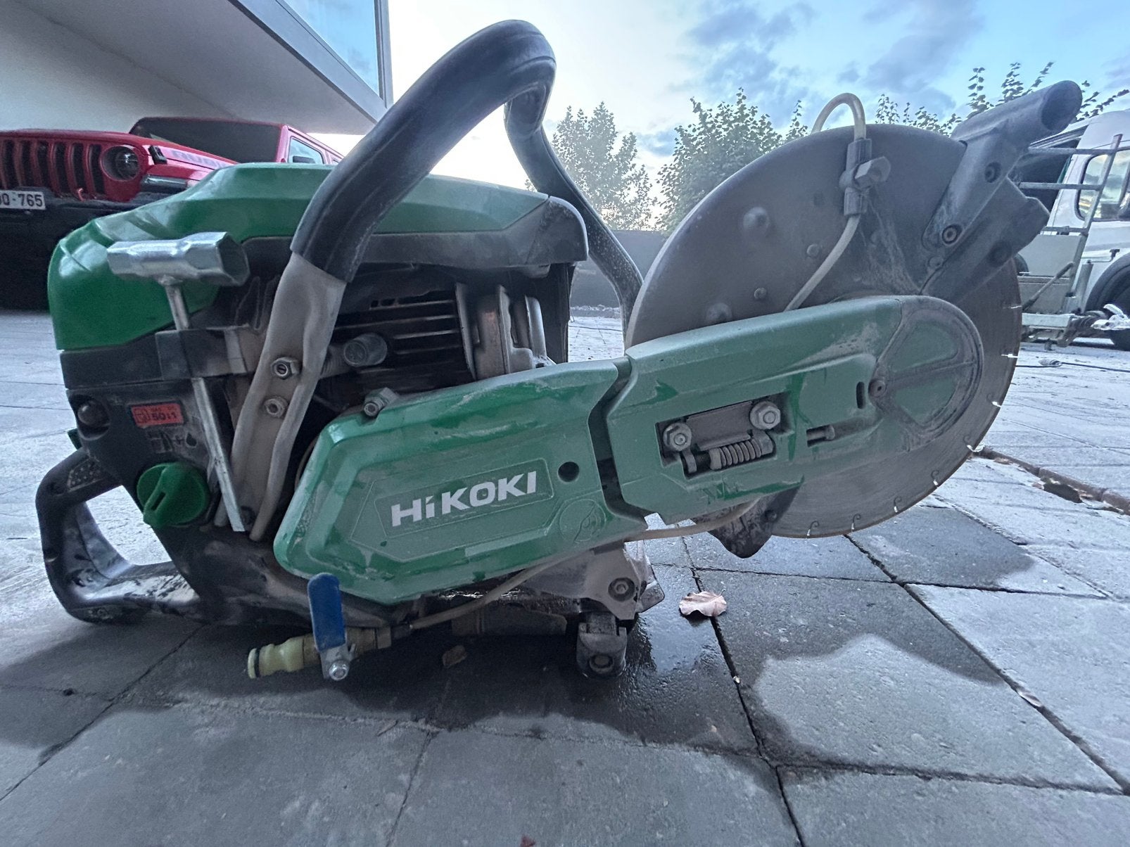 Hikoki betonslijper, Ophalen, Gebruikt