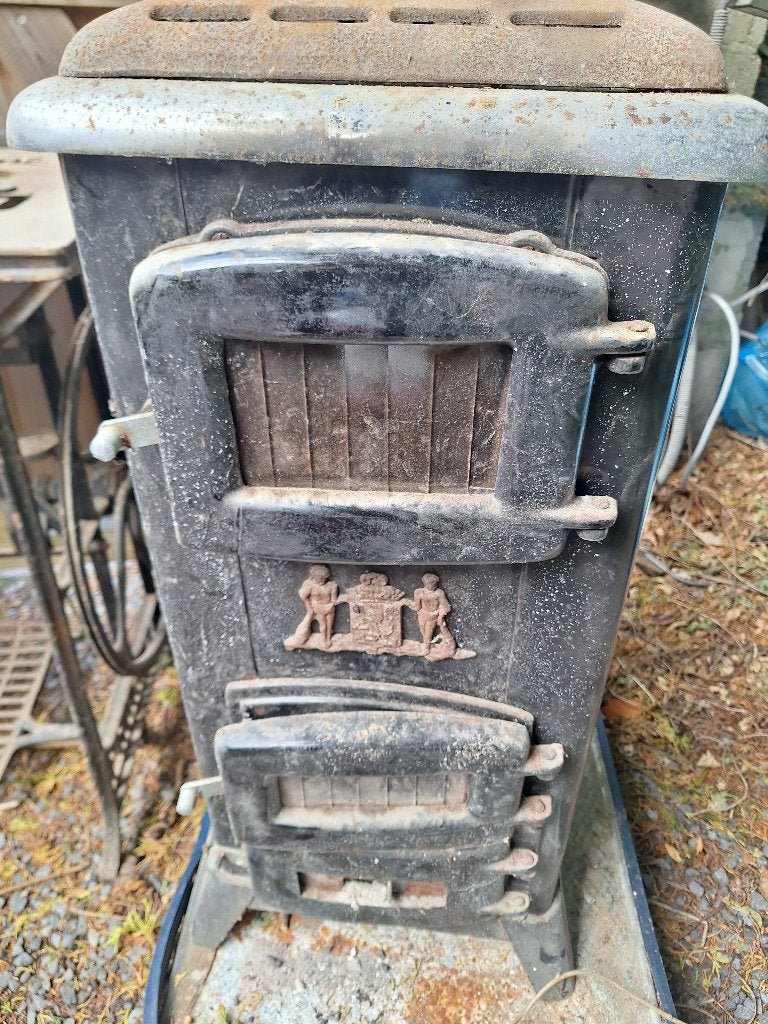 ancien poêle  à  bois, charbon, Maison & Meubles, Poêles, Enlèvement, Bois