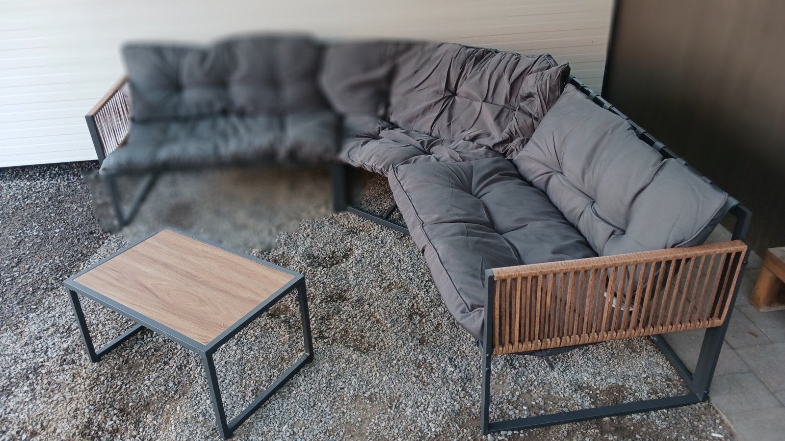 lounge set nieuw kussens nog nieuw, Enlèvement