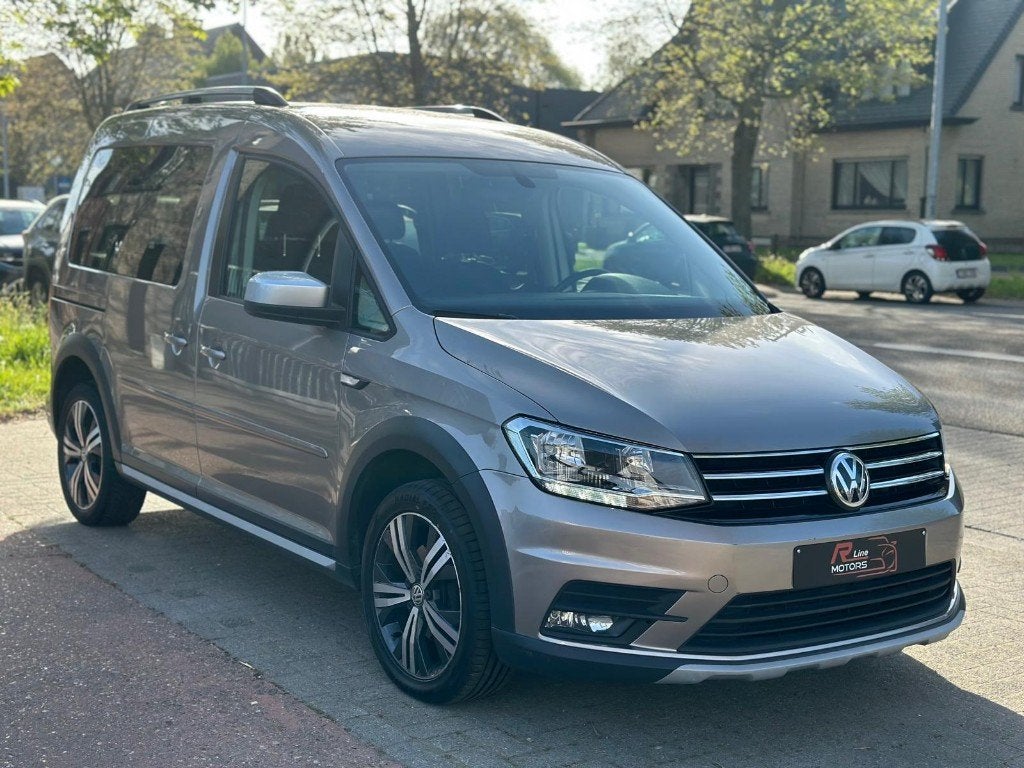 VW Caddy Alltrack 2.0 TDi - BTW -2020 -Airco-Apple Carplay, Autos, Volkswagen, Boîte manuelle, Feux de virage, Tissu, MPV ou Monospace