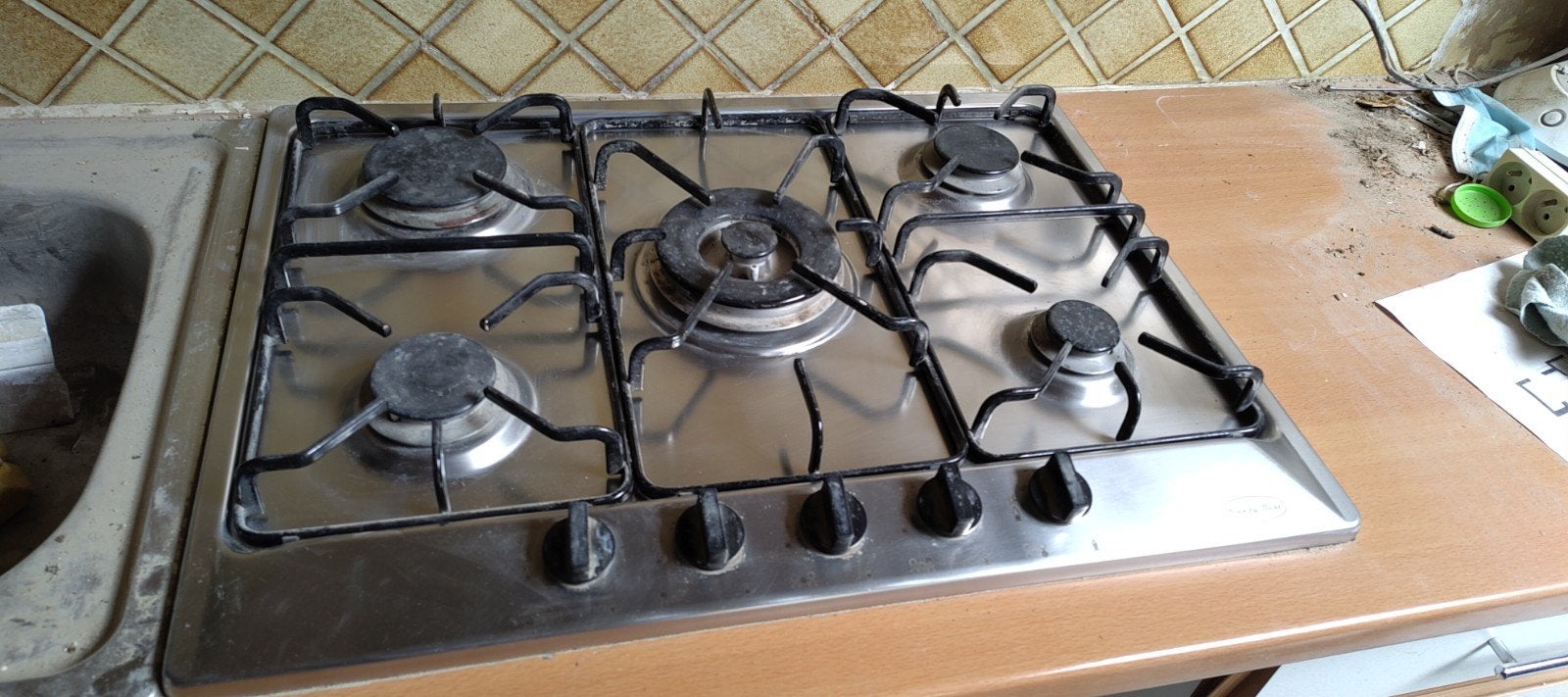 Taque de cuisson au gaz, Electroménager, Gaz, Encastré, Enlèvement, Utilisé