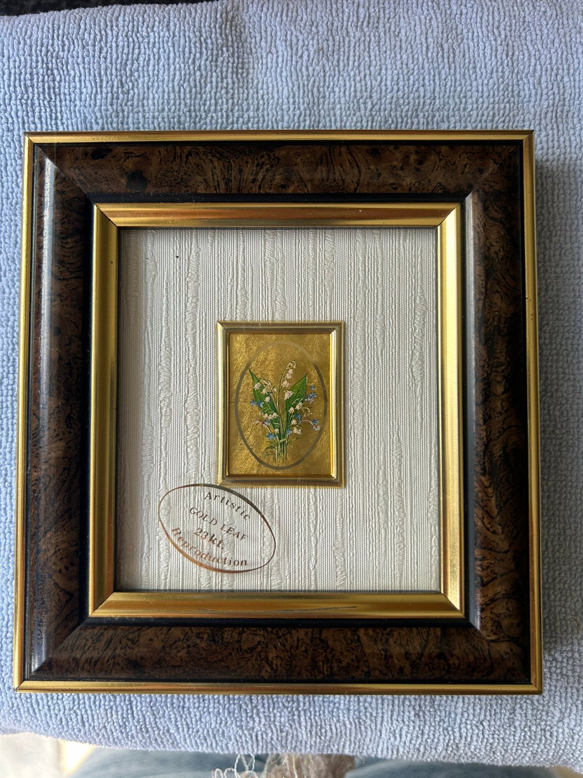 2 magnifiques cadres, Maison & Meubles, Enlèvement ou Envoi, Comme neuf, Doré
