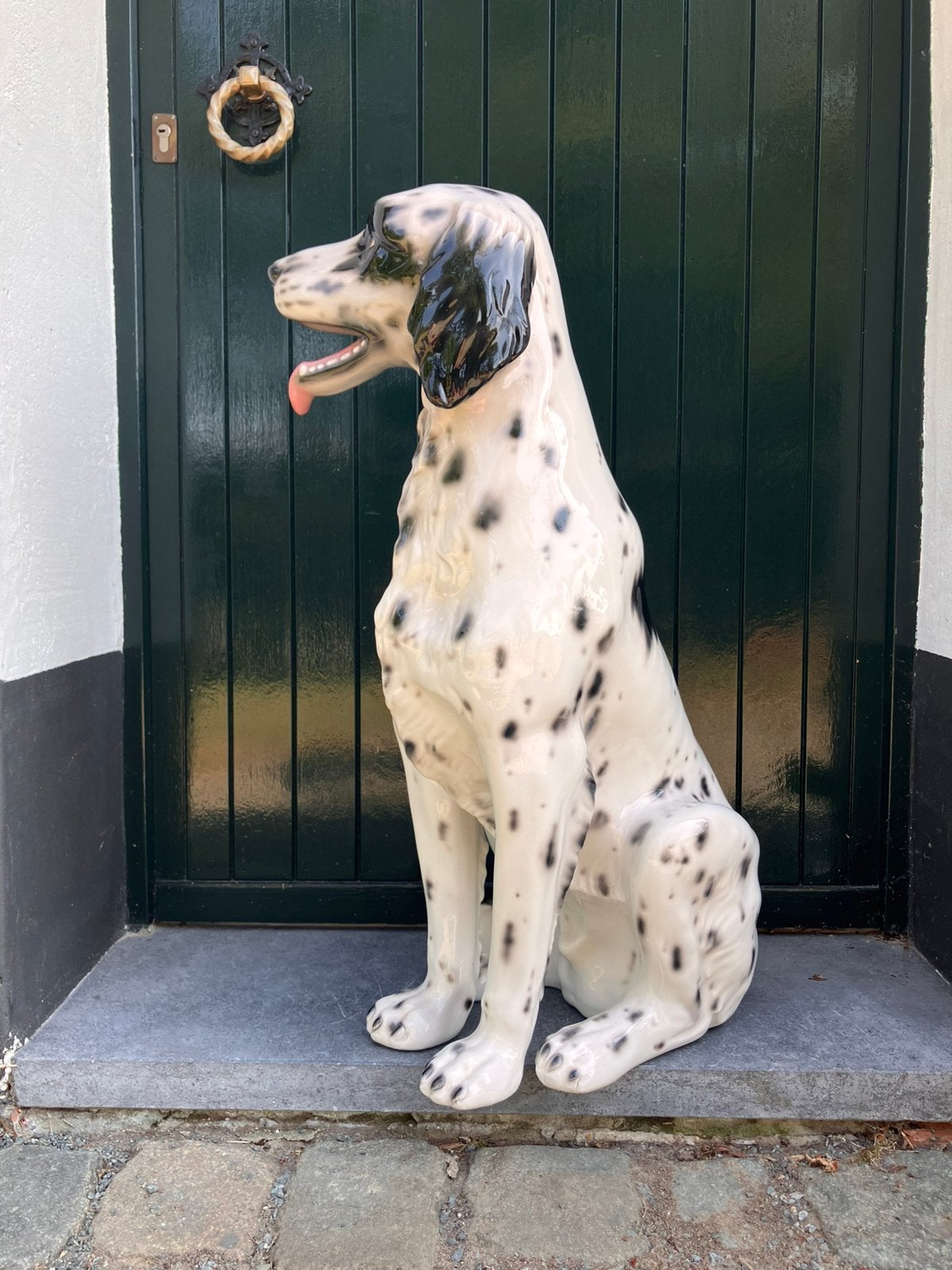 Vintage porseleinen Dalmatiër, Ophalen