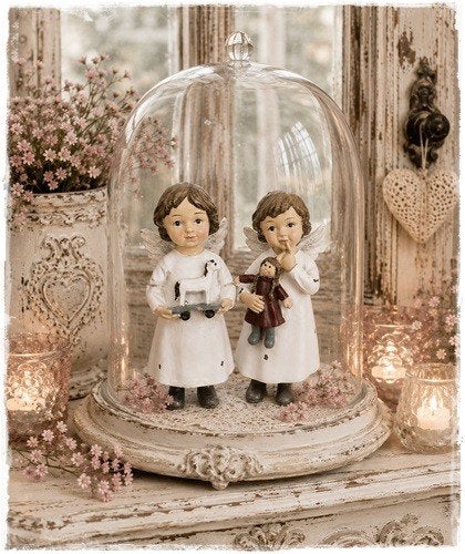 Adorables anges avec poupée ou cheval, 14 cm., Enlèvement ou Envoi, Neuf