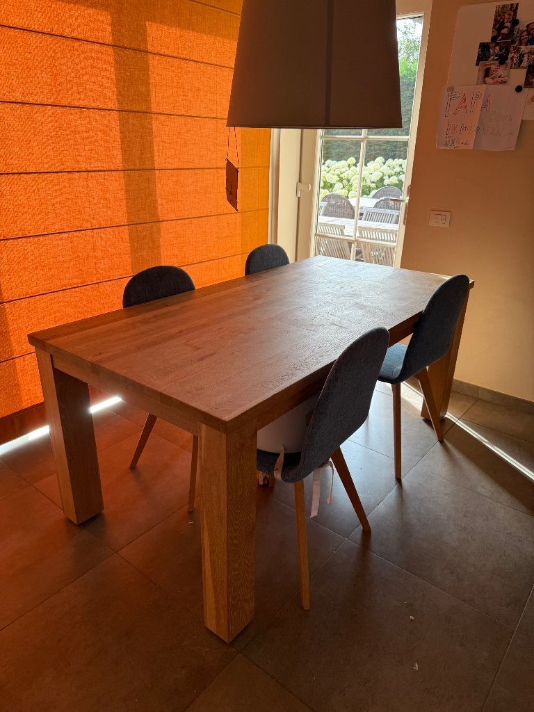 Keukentafel met 4 stoelen, Ophalen, Gebruikt