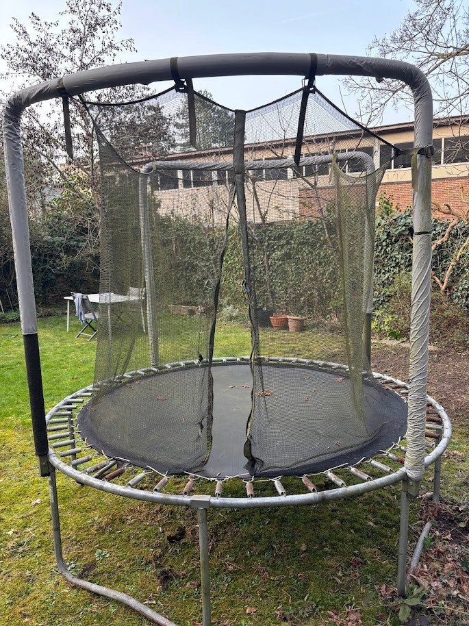Decathlon Domyos MT 240 cm trampoline - GRATIS, Kinderen en Baby's, Ophalen, Gebruikt