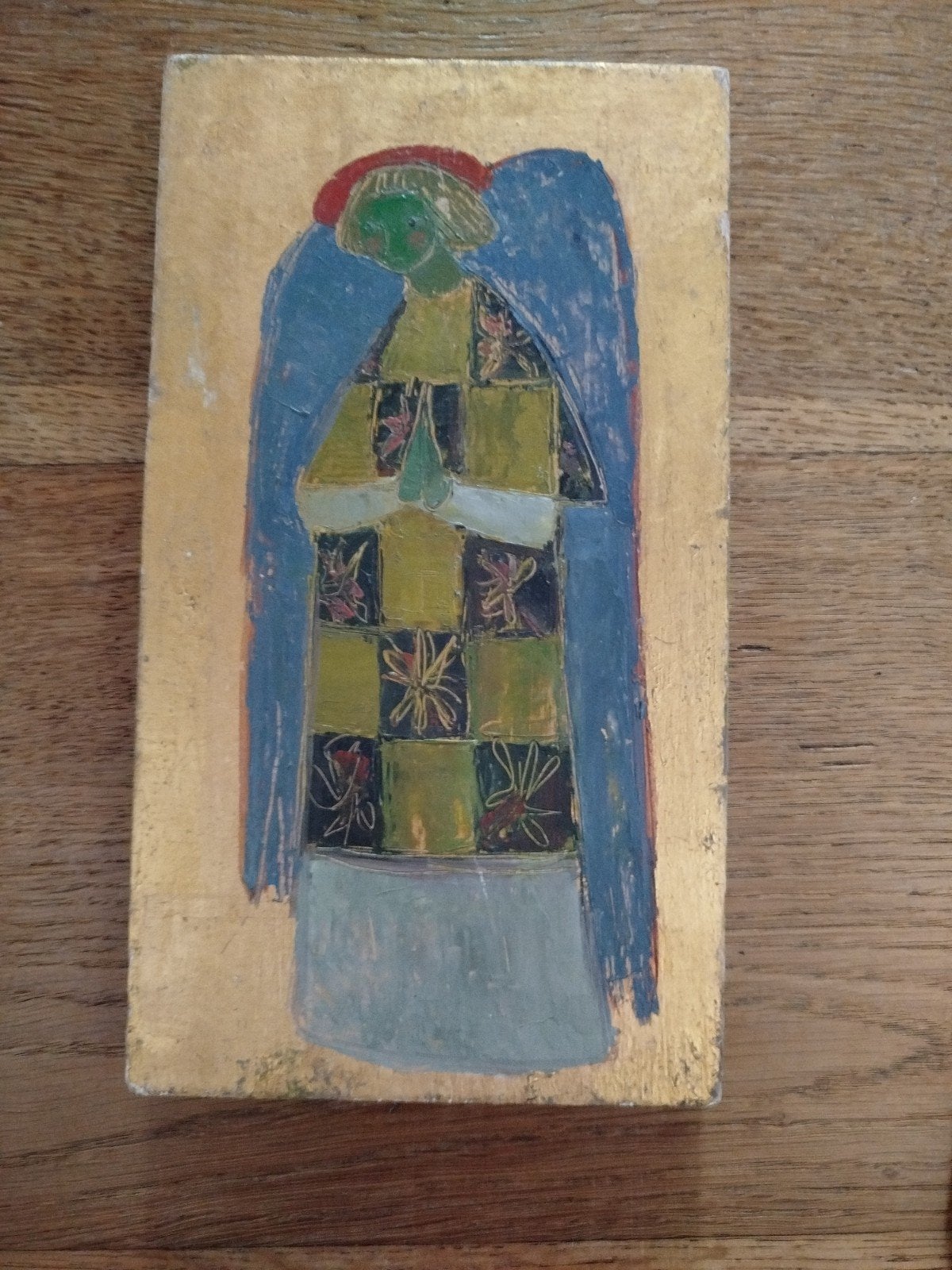 Klein schilderij of icoon uit de 20e eeuw, Antiek en Kunst, Ophalen of Verzenden