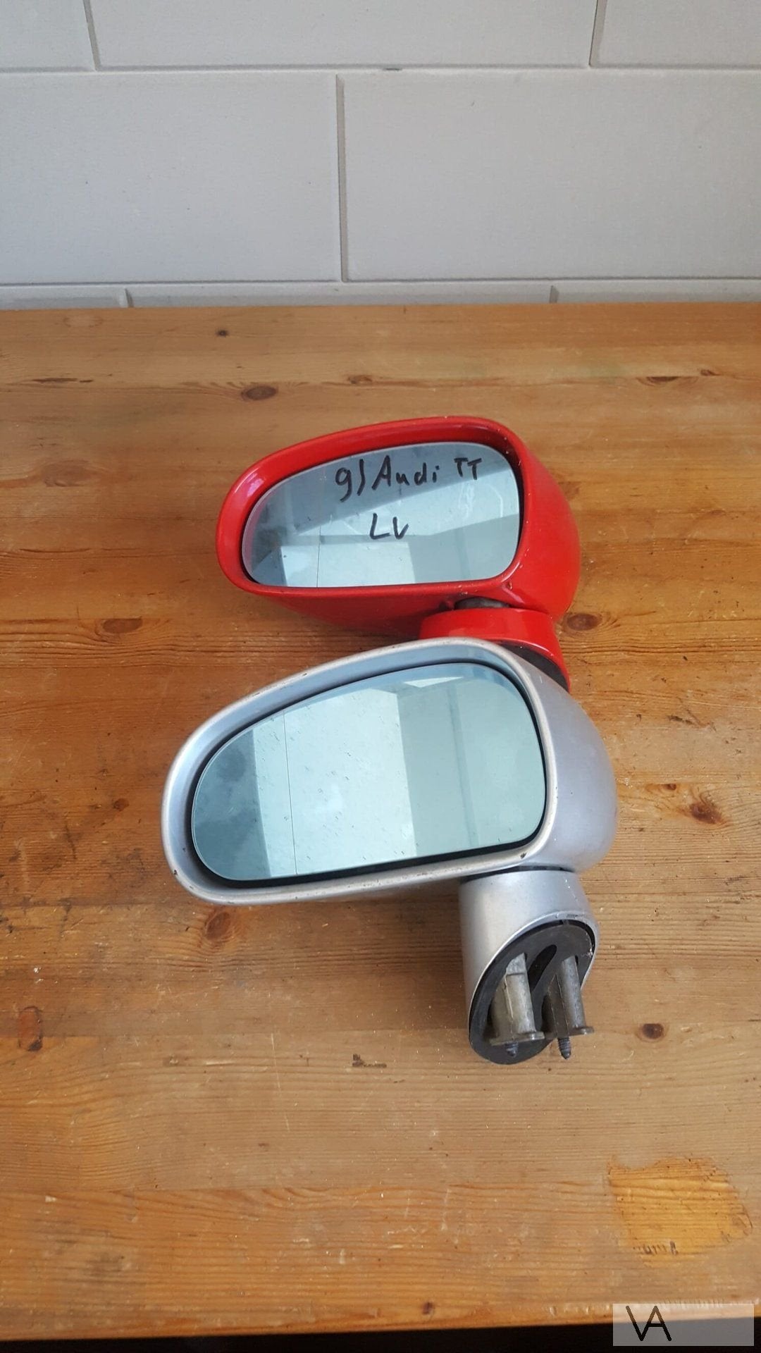 Spiegel links Audi TT 8n 1999 -2005 €30 buitenspiegel ROOD, Gebruikt, -, -, -