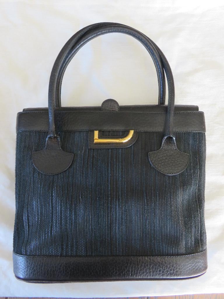 Delvaux handtas, Handtassen en Accessoires, Tassen | Damestassen, Ophalen of Verzenden, Gebruikt, Blauw, Handtas