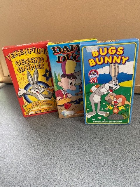 Bugs Bunny, Cd's en Dvd's, VHS | Kinderen en Jeugd, Ophalen, Gebruikt, Tekenfilms en Animatie, Tekenfilm