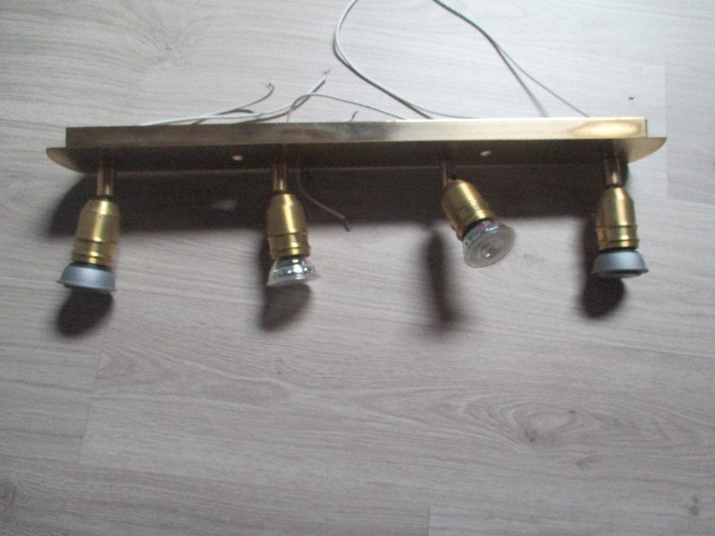 Projecteur en saillie URO LIGHTING à 4 lumières, laiton, Enlèvement ou Envoi, Comme neuf
