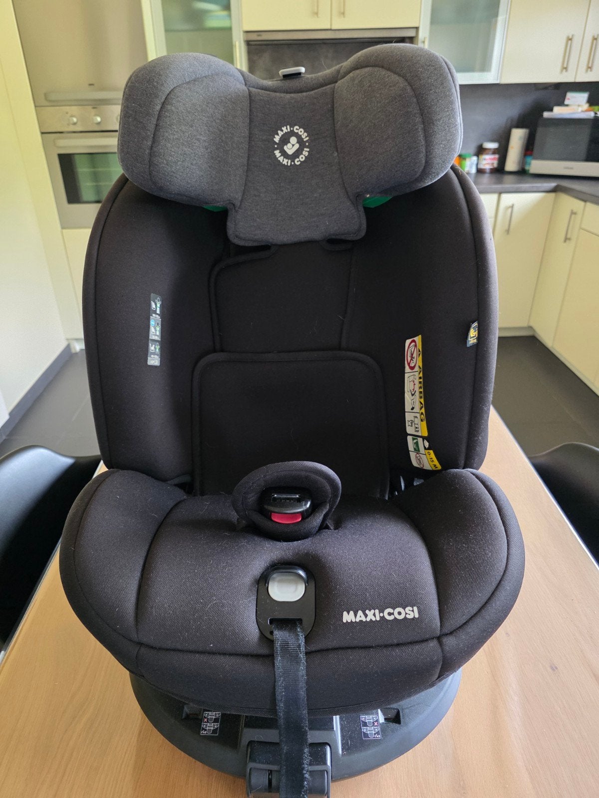 I size maxi cosi autostoel, Kinderen en Baby's, Autogordel of Isofix, Gebruikt, 9 t/m 18 kg, Verstelbare rugleuning