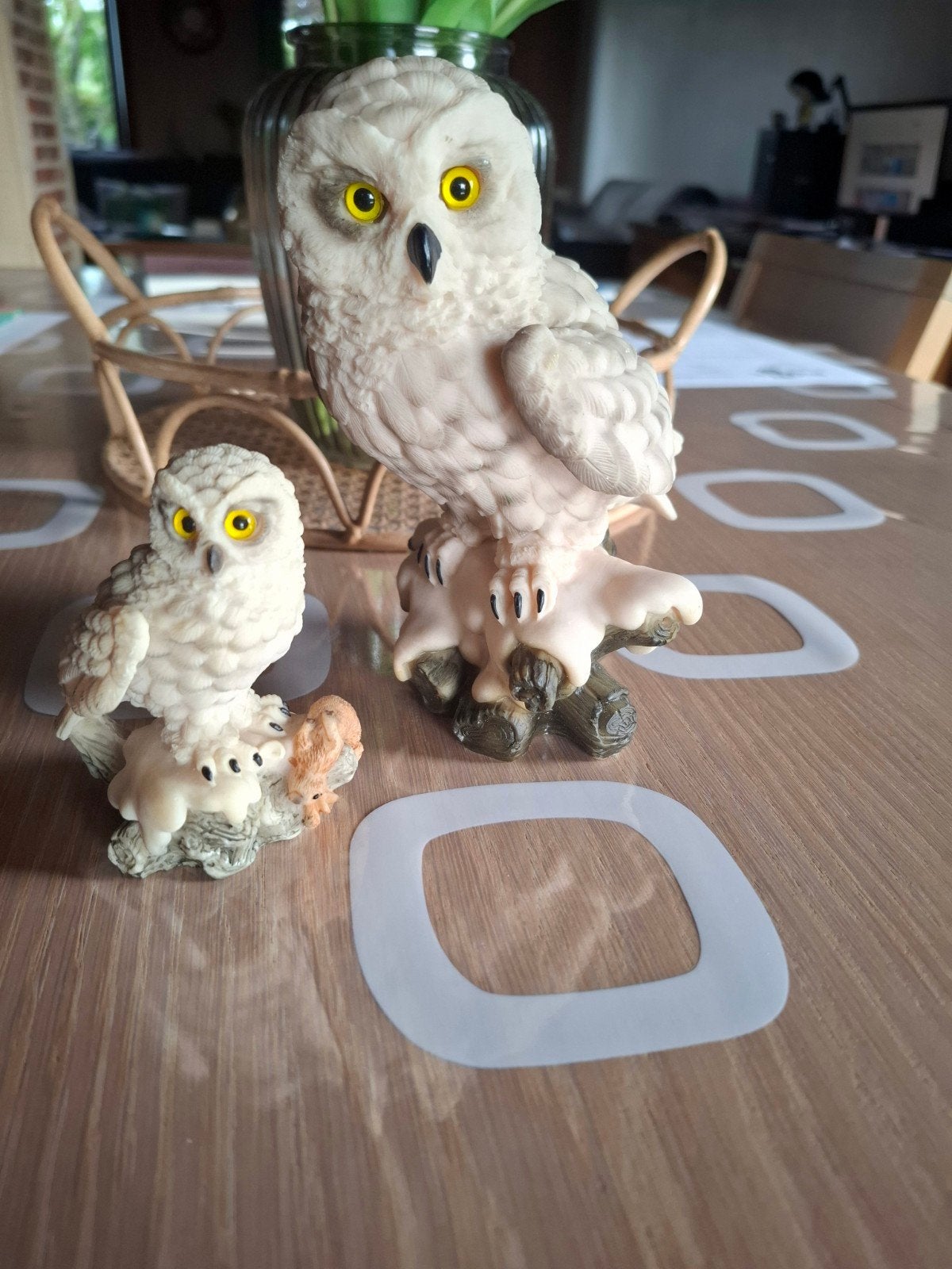Twee uilen beeldjes, Ophalen, Zo goed als nieuw